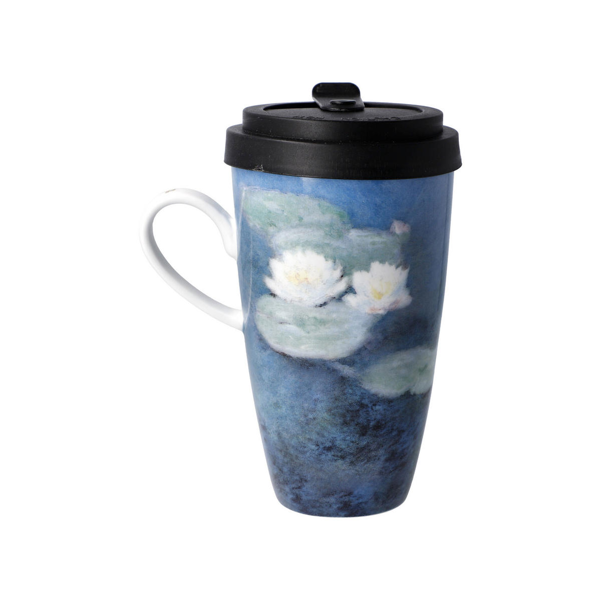 KÜNSTLERBECHER To Go Claude Monet - Seerosen, Artis Orbis, Fine Bone China, Bunt, 500 ml - Multicolor, Keramik (0.5L) - Goebel