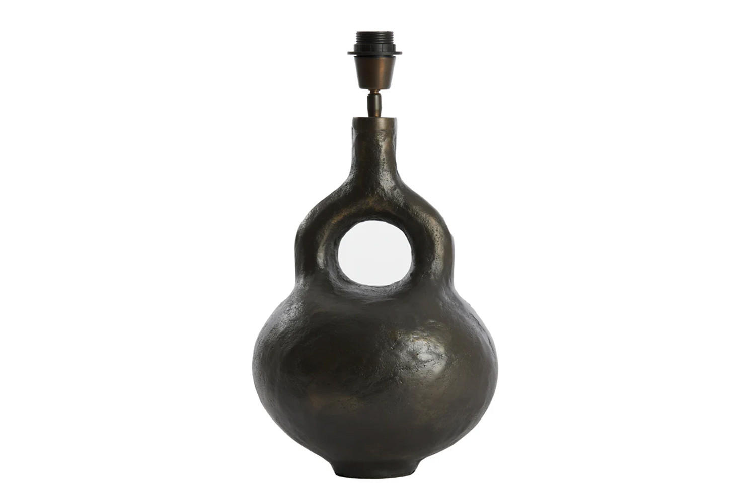 LAMPENFUSS IMOLA 25x22x37 cm, Metall, Anthrazit - Anthrazit, Metall (25/22/37cm) - Light & Living