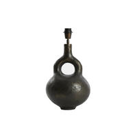 LAMPENFUSS IMOLA 25x22x37 cm, Metall, Anthrazit - Anthrazit, Metall (25/22/37cm) - Light & Living