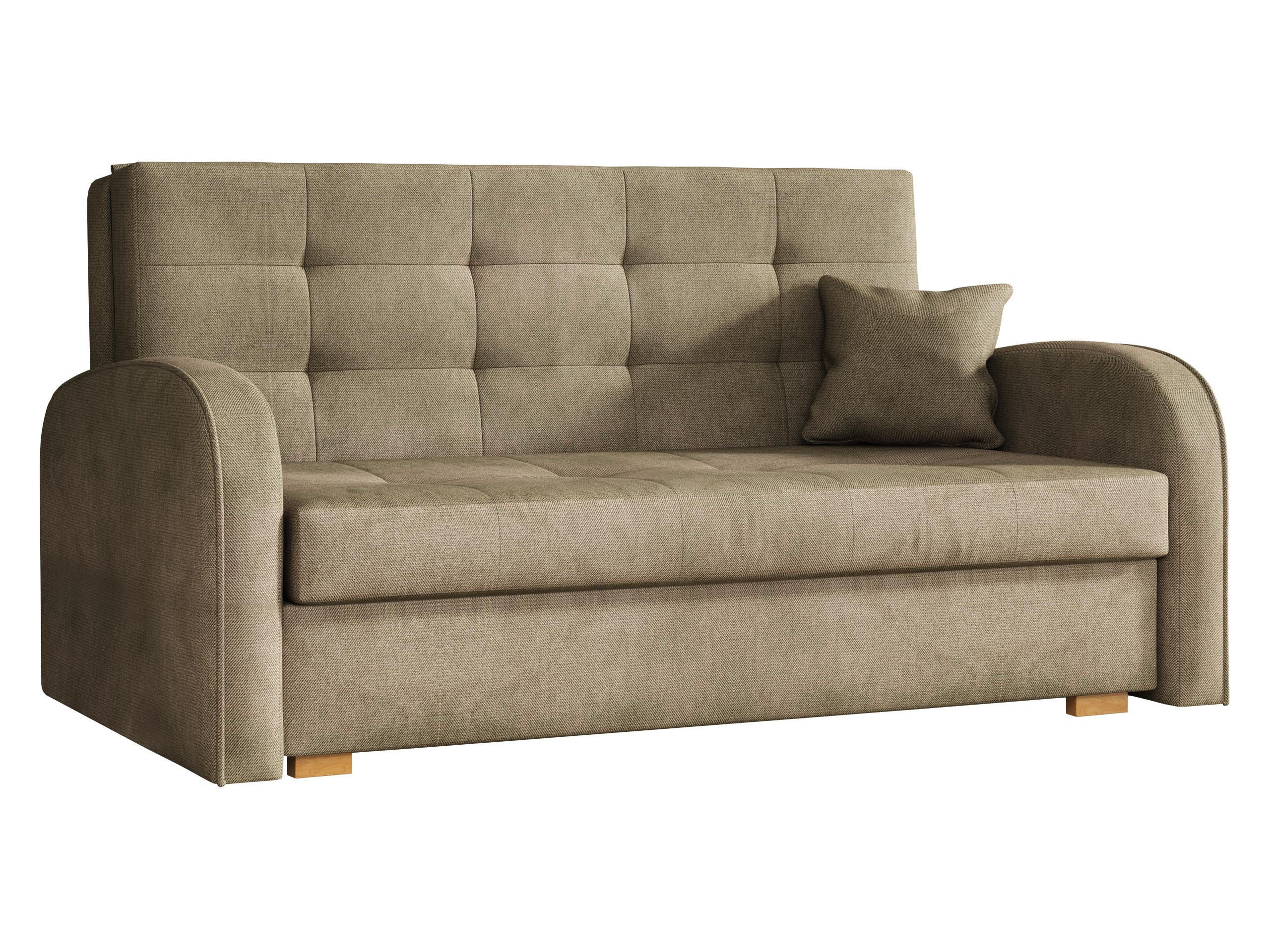 SCHLAFSOFA Viva Gold III - Beige/Braun, Holz/Textil (153/85/98cm) - MIRJAN24