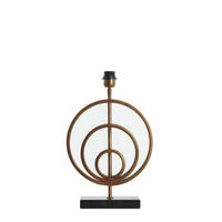 LAMPENFUSS Cassel Bronze 30/9/41 cm - Bronzefarben, Metall (30/9/41cm) - Light & Living