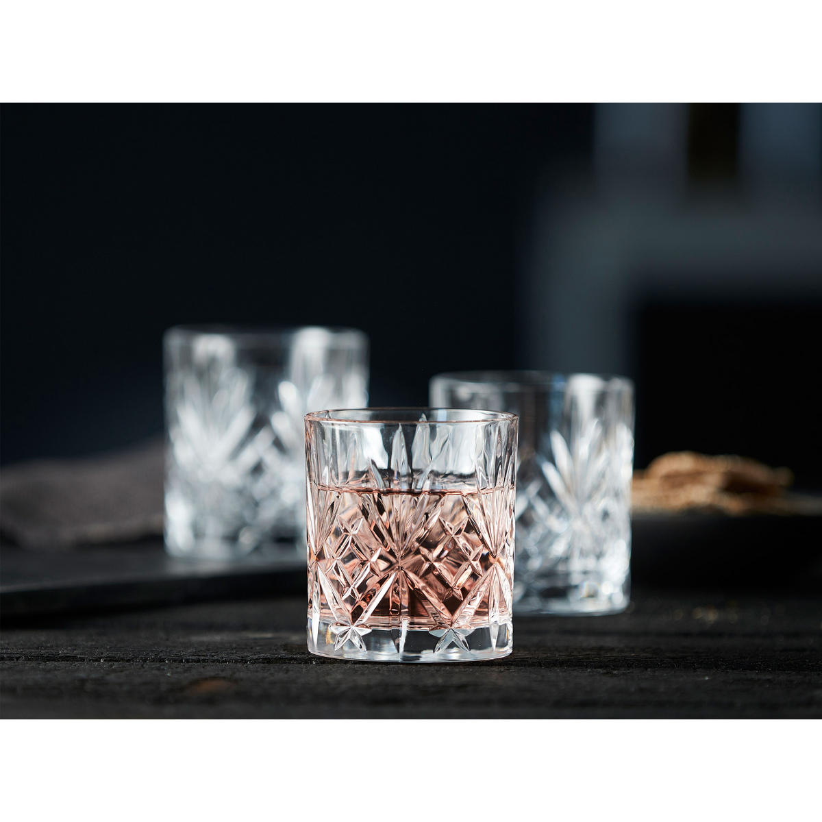 WASSERGLAS Melodia 6er Set, Kristallglas, Klar, 230 ml - Transparent, Glas (0.23L) - Lyngby Glas