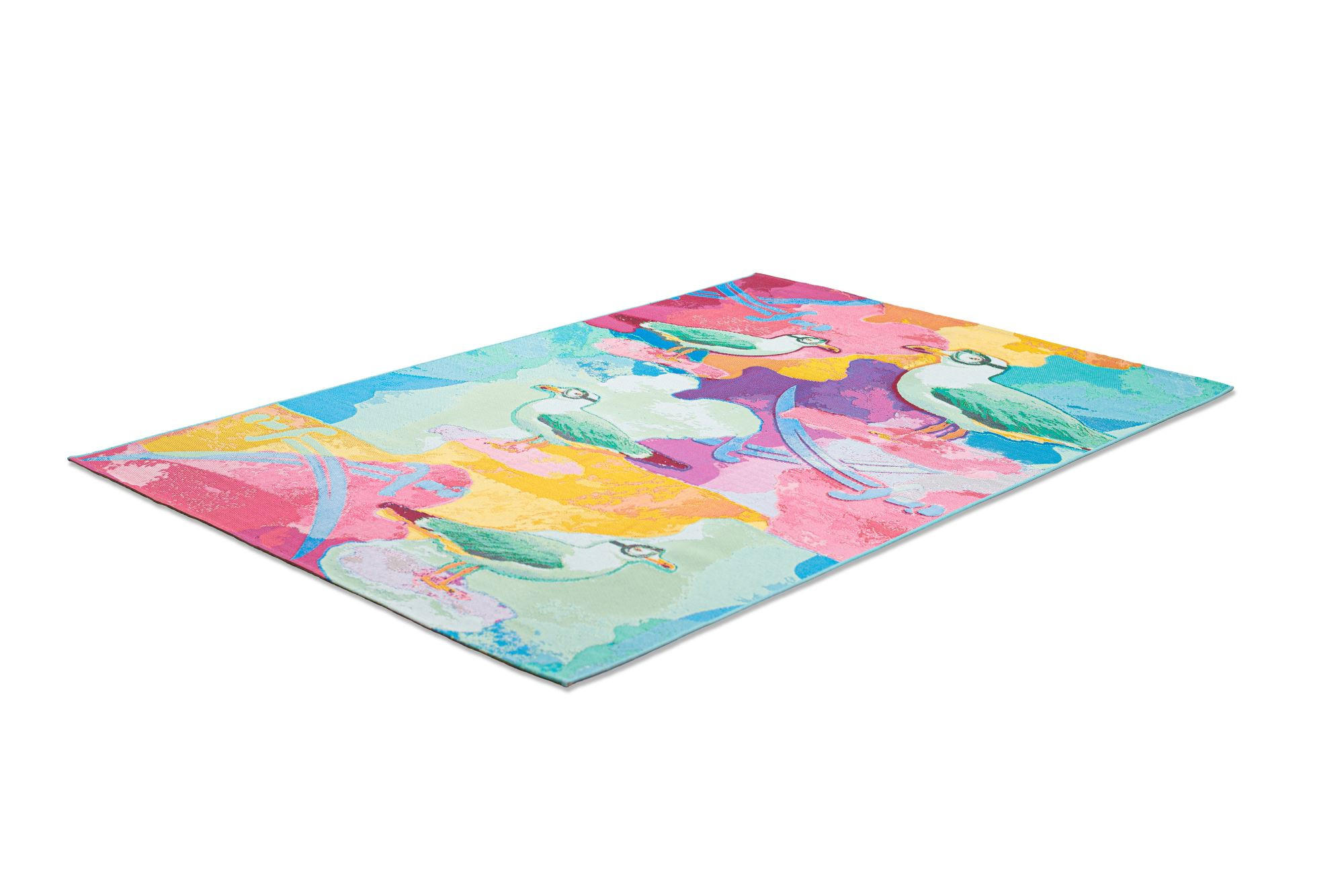 Thumbnail - Sansibar Sylt Outdoorteppich, Mehrfarbig, Textil, Tiere, Rechteckig, 60x100 cm, Oeko-Tex®, für Fußbodenheizung geeignet,...