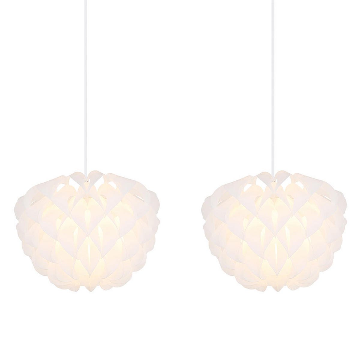 HÄNGELEUCHTE Metall Weiß 3 flammig - Weiß, Metall (101/26/120cm) - Globo Lighting