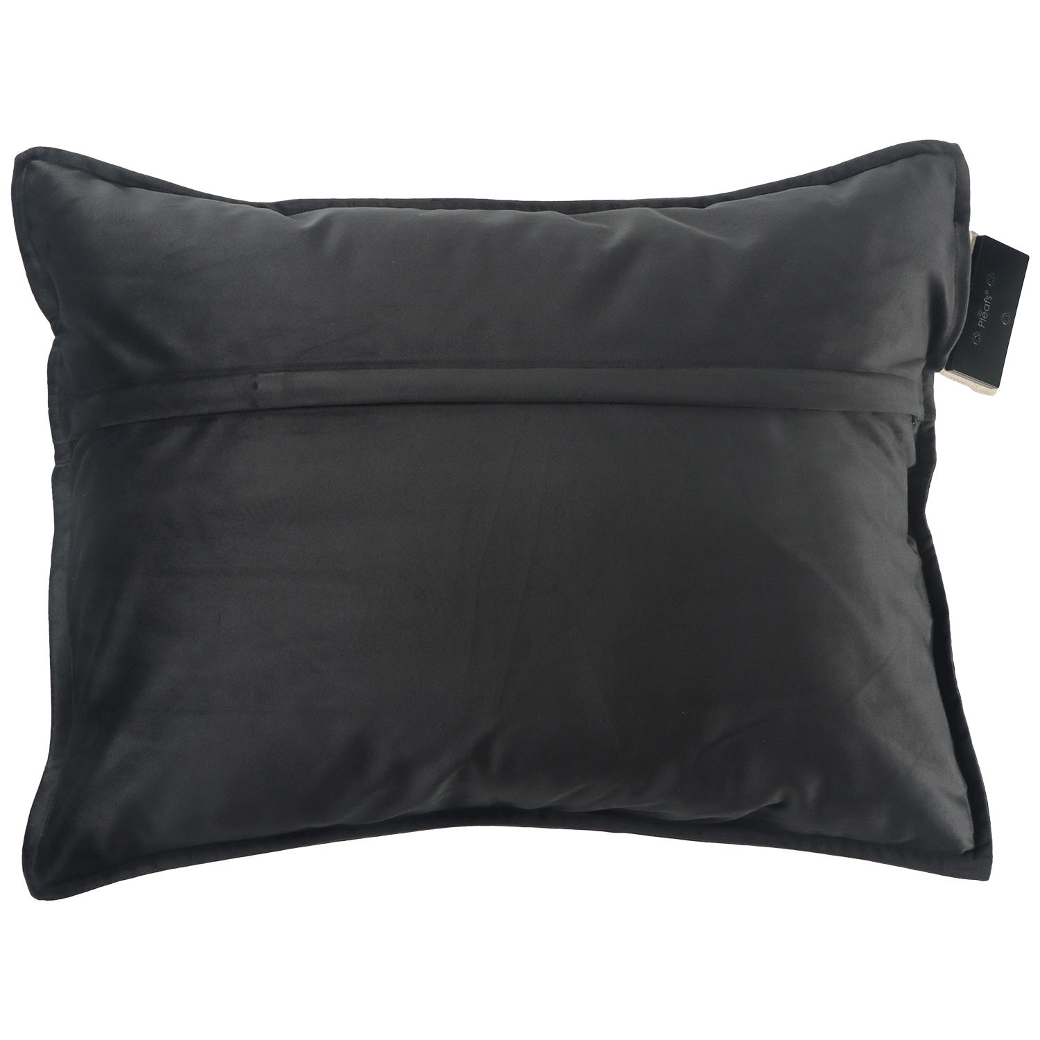 HEIZKISSEN Plush 45x60cm Onyx - Schwarz, Textil (45/60cm) - Pleafs