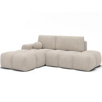 ECKSOFA VITTARIO mit Schlaffunktion & Bettkasten – Modernes L-Sofa 227 cm, inklusive Kissen - Weiß, Kunststoff (227/95cm) - Wohnideebilder