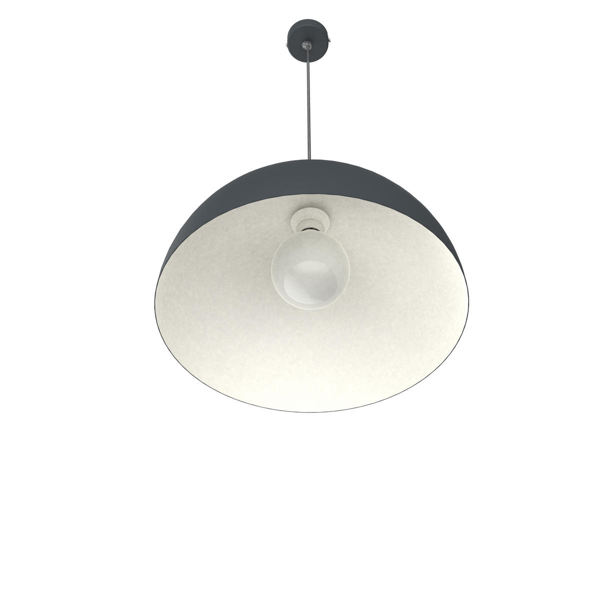 HÄNGELEUCHTE - Anthrazit, Metall (40/40/20cm) - Lumicom