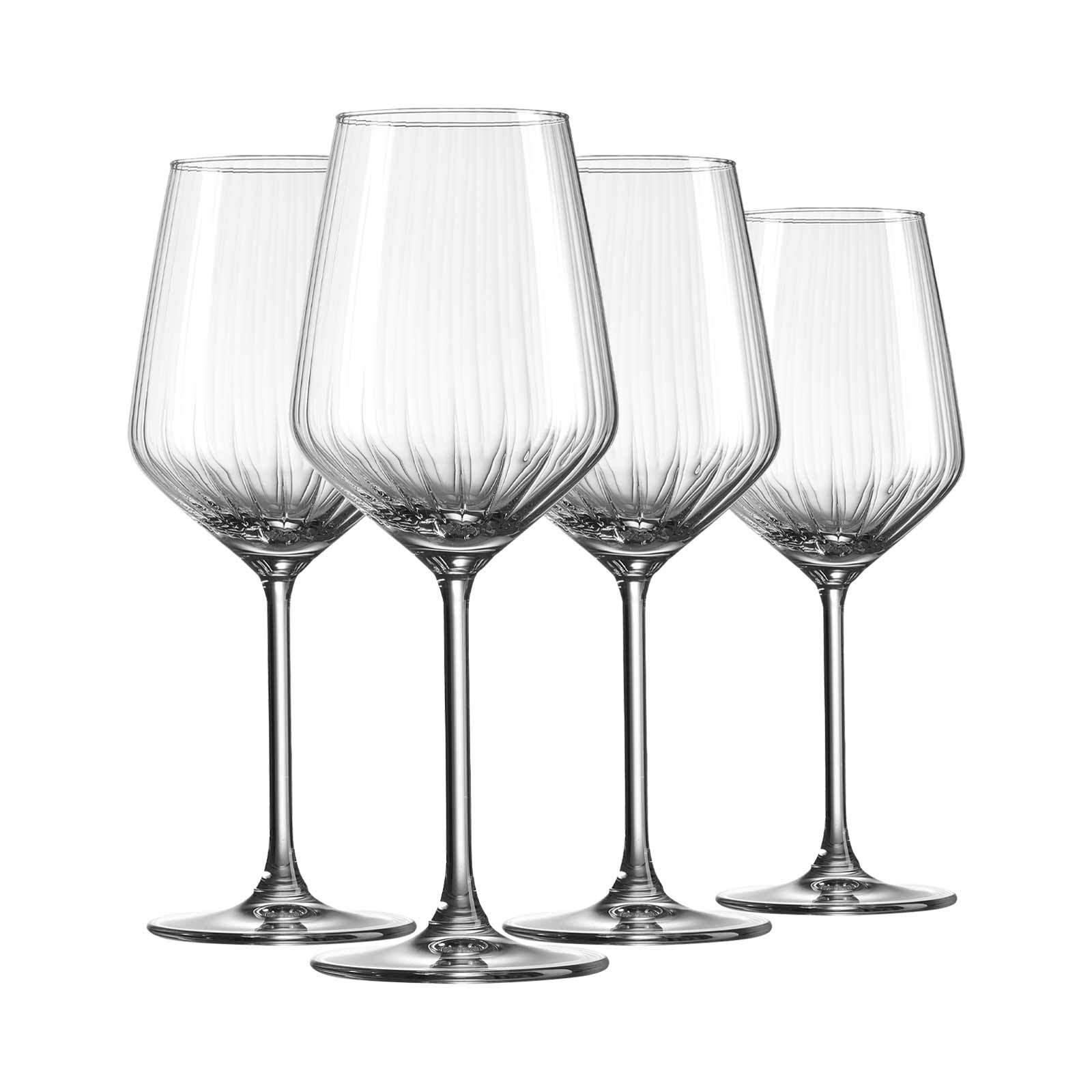 WEISSWEINGLÄSER Jive transparent 370 ml 4er Set - Transparent, Glas (0.37L) - Ritzenhoff Breker