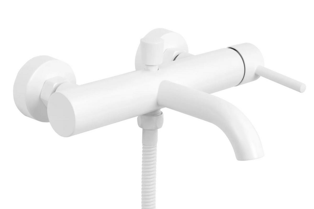 WANNENARMATUR Rea Lungo White Matt - Weiß, Metall (25/4.5/19cm) - REA