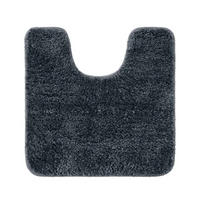 WC Vorleger Dunkelgrau 45 x 45 cm - Anthrazit, Textil (45/45cm)
