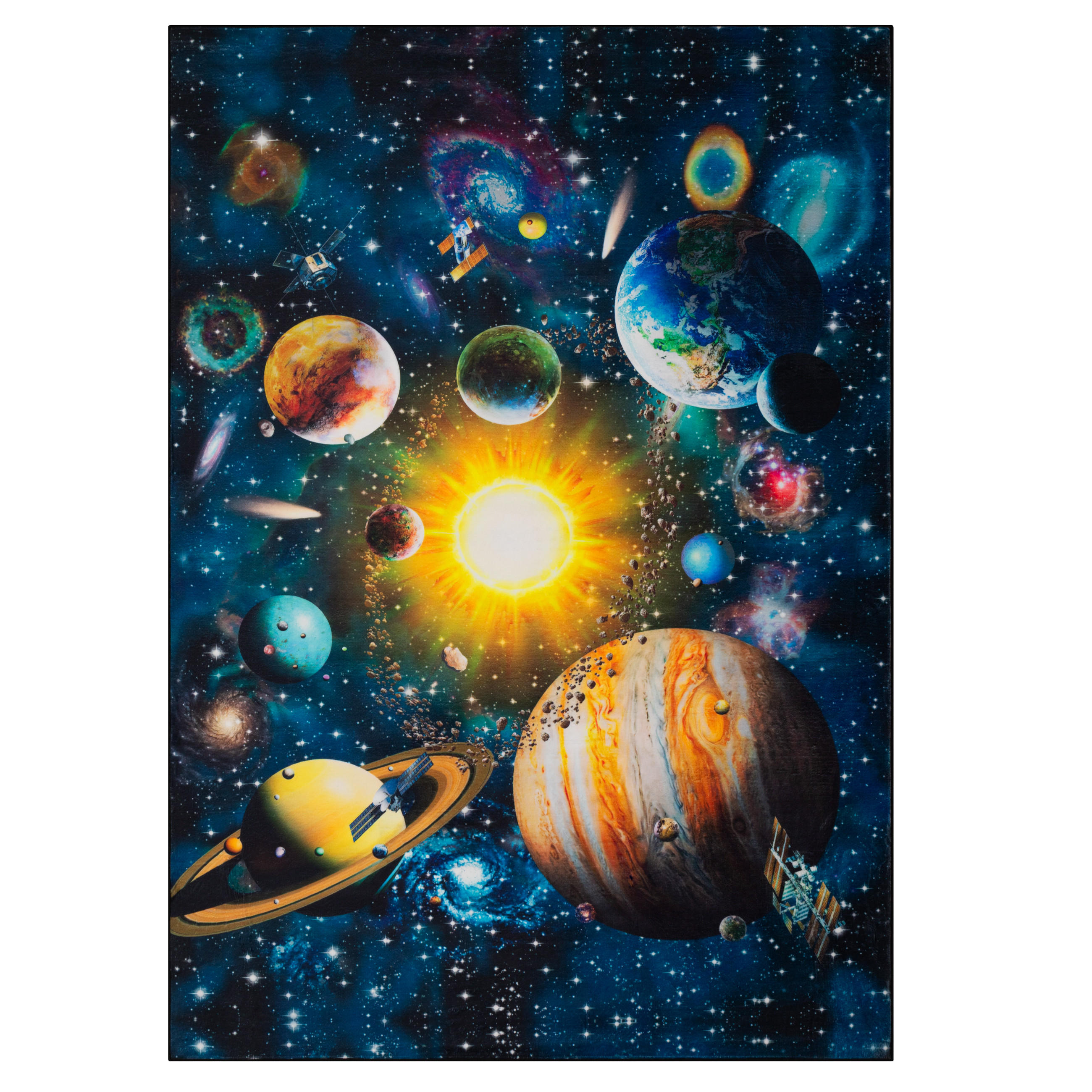 TEPPICH COSMO GAME MULTICOLOR 160/230 cm - Multicolor, Textil (160/230cm) - Tapiso