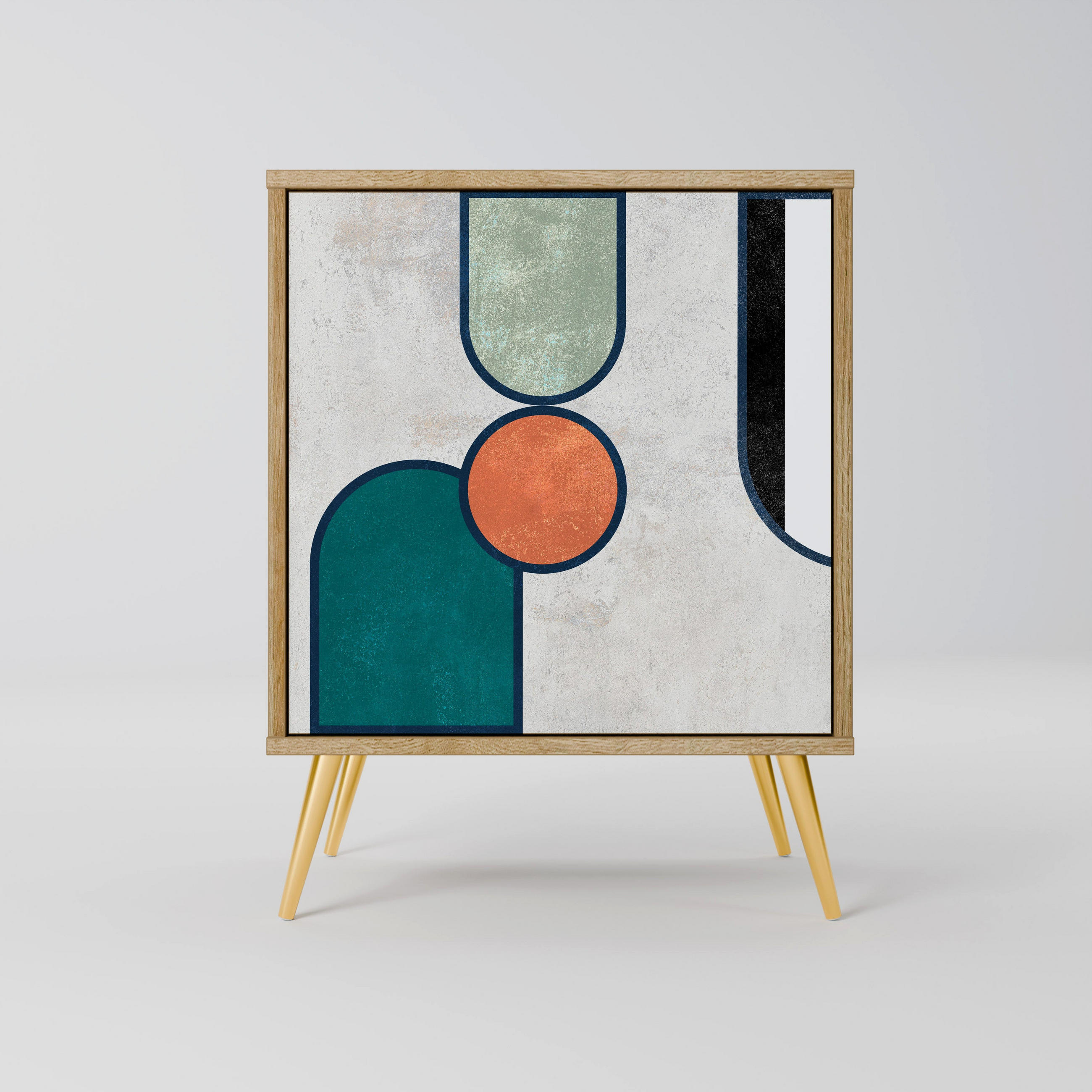SpaceRebels Sideboard Eiche 57.5x75.5x42 cm