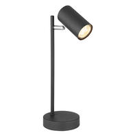 TISCHLEUCHTE Schwarz Chrom beweglicher Spot - Schwarz, Metall (12/12/35cm) - Globo Lighting