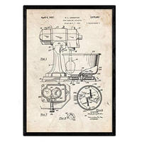 POSTER Mixer Patent A3 Rahmenlos - Klar, Papier (29.7/5/42cm) - Nacnic