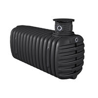 ERDTANK 4200 L inkl. Schachtverlängerung - Schwarz, Kunststoff (124/138/325cm) - 4rain