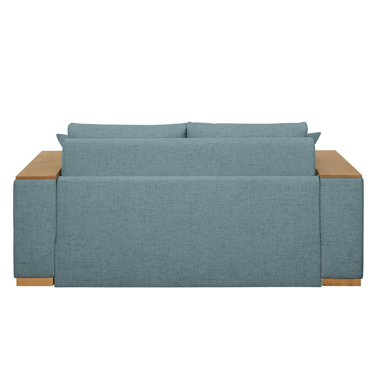 SCHLAFSOFA mit XL Armlehne - Grau, Textil (216/90/90cm) - home24