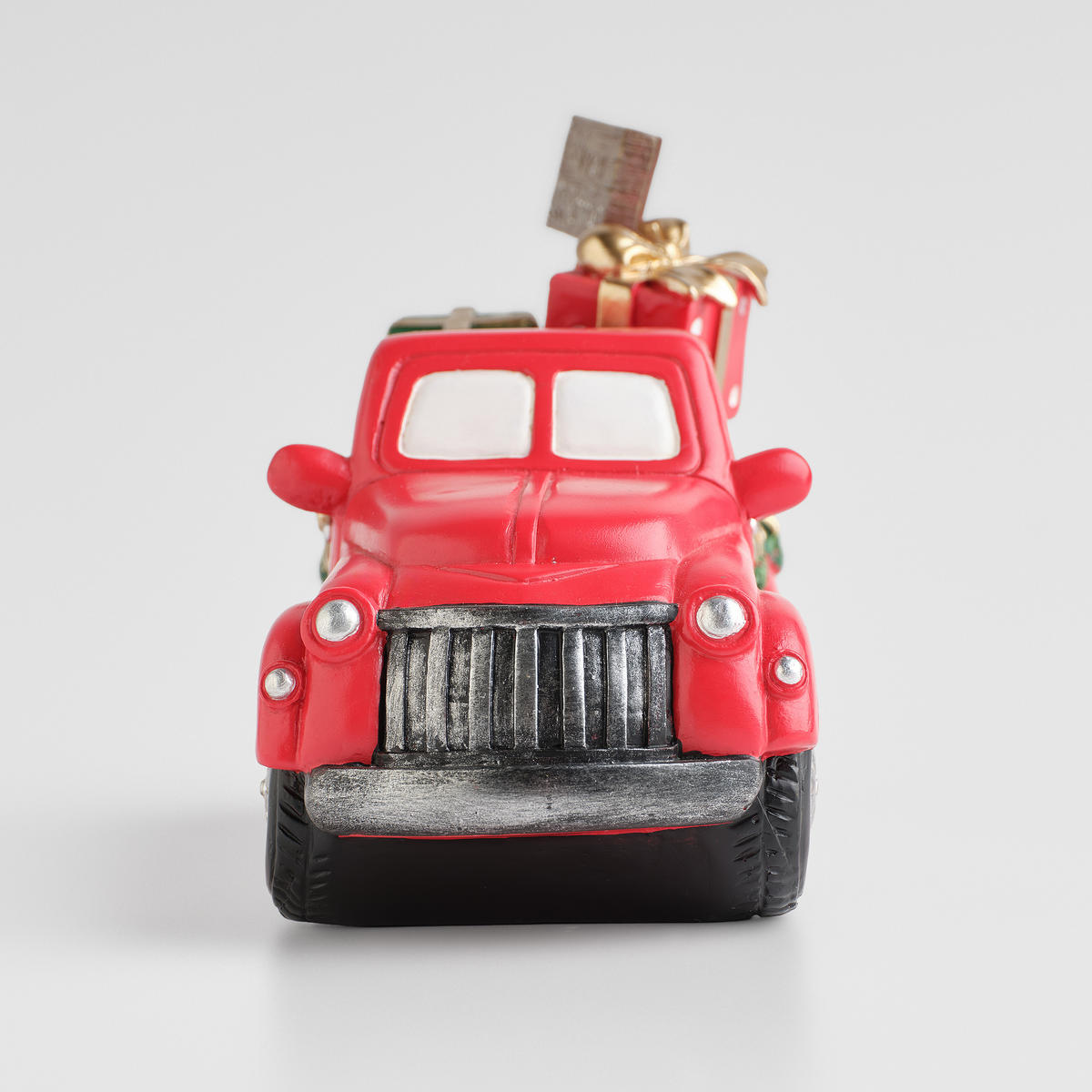 DEKOFIGUR Giftcar, Rot, 14 x 10 x 22 cm, Dekorative Weihnachtsdeko - Rot, Kunststoff (10/14/22cm) - home&you