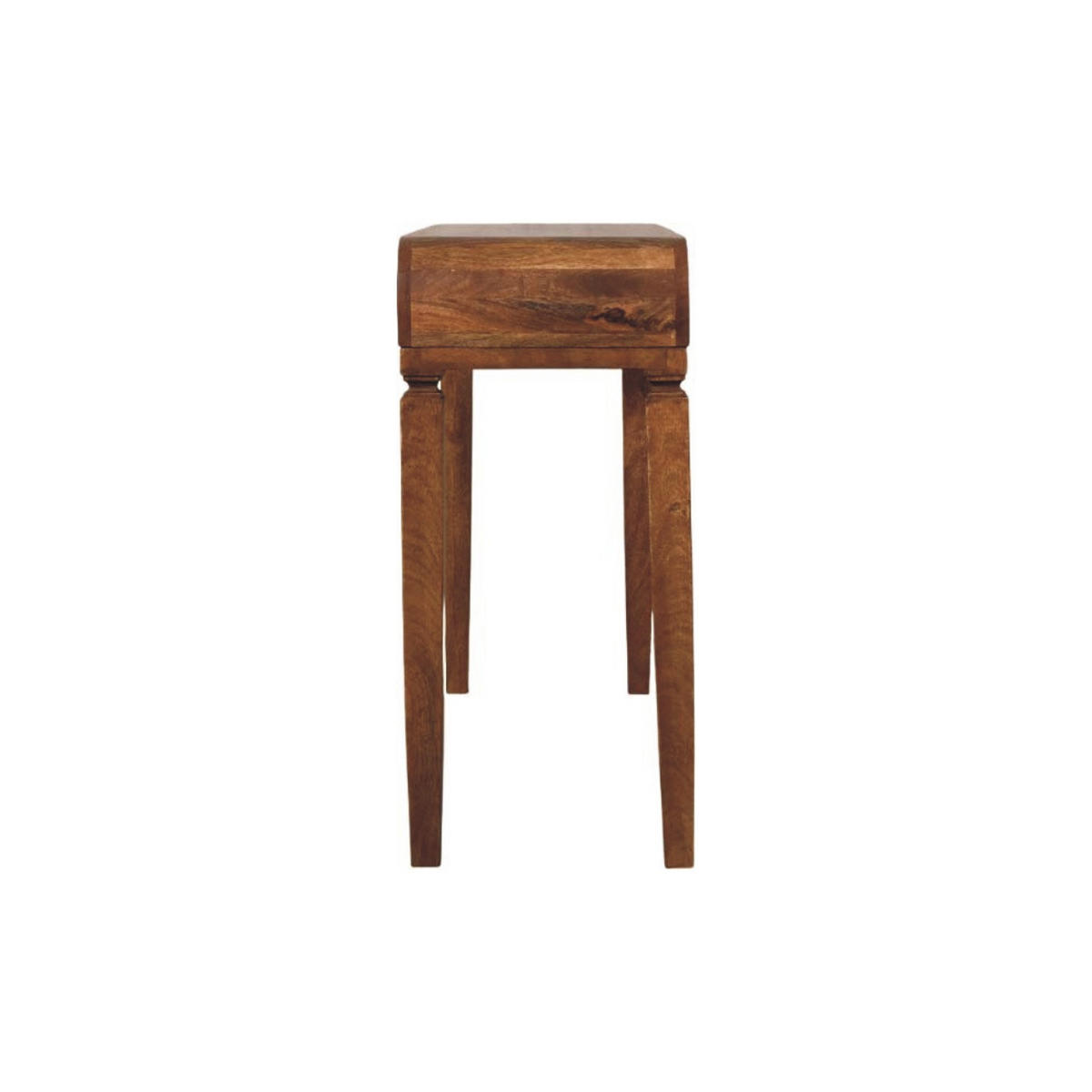 KONSOLENTISCH mit Amber-Eichen-Finish, eckige Beine, braun - Braun, Holz (35/120/78cm) - Artisan Furniture