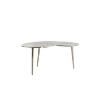BEISTELLTISCH Linos Silber 80/60/36 cm - Silberfarben, Metall (80/60/36cm) - Light & Living