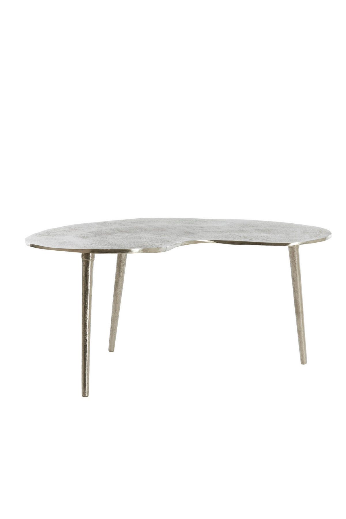 BEISTELLTISCH Linos Silber 80/60/36 cm - Silberfarben, Metall (80/60/36cm) - Light & Living
