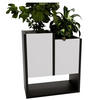 BLUMENKASTEN - Weiß, Holzwerkstoff (23/50/44cm) - RAUMHIRSCH FURNITURE