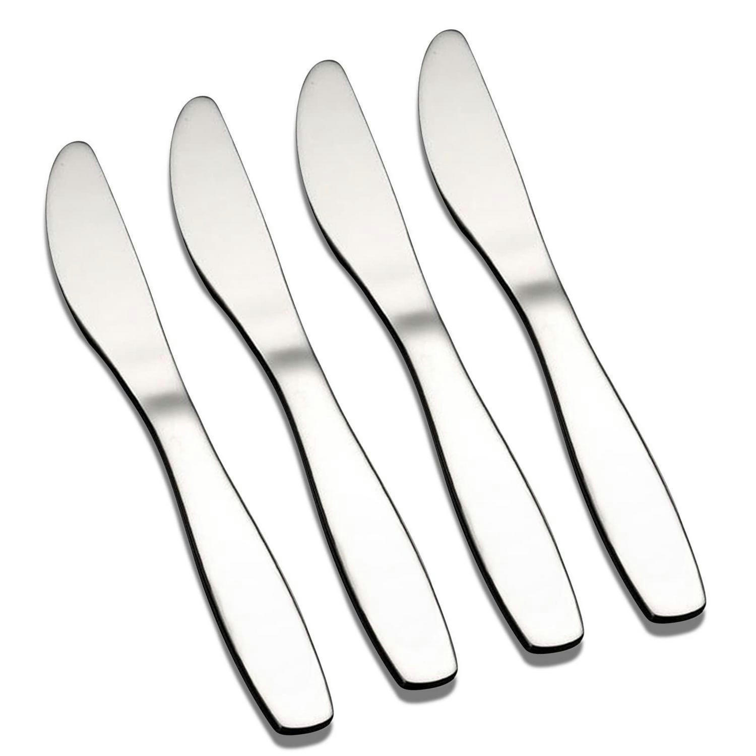 KINDERMESSER 4-teiliges Set Edelstahl 16.8 cm - Silberfarben, Metall