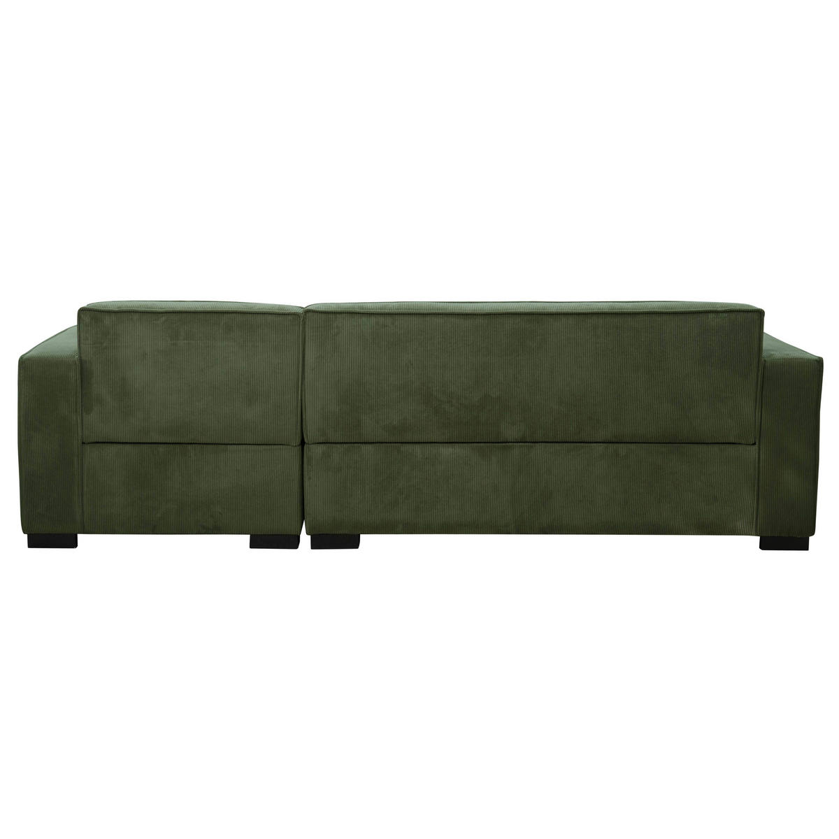 SOFA 3-Sitzer, Khakigrün - Grün, Textil (160/247cm) - Oviala