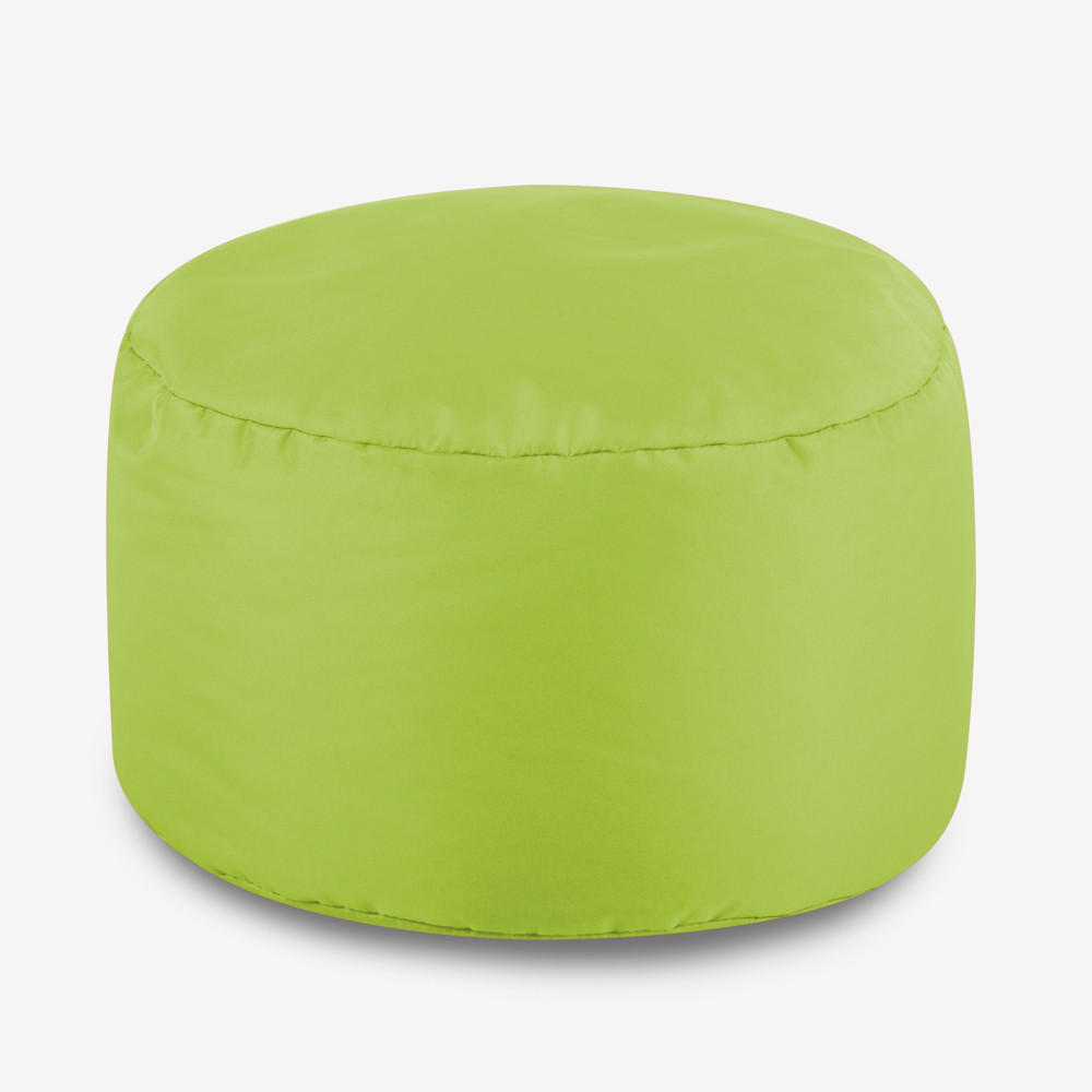 SITZPOUF Klassisch Rund - Limette/Grün, Kunststoff (38/20/38cm) - Veeva