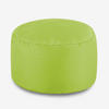 SITZPOUF Klassisch Rund - Limette/Grün, Kunststoff (38/20/38cm) - Veeva