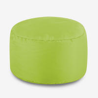 SITZPOUF Klassisch Rund - Limette/Grün, Kunststoff (38/20/38cm) - Veeva