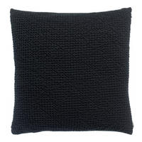 KISSEN Maia kaviar 45 x 45 cm - Schwarz, Textil (45/45cm) - Vivaraise