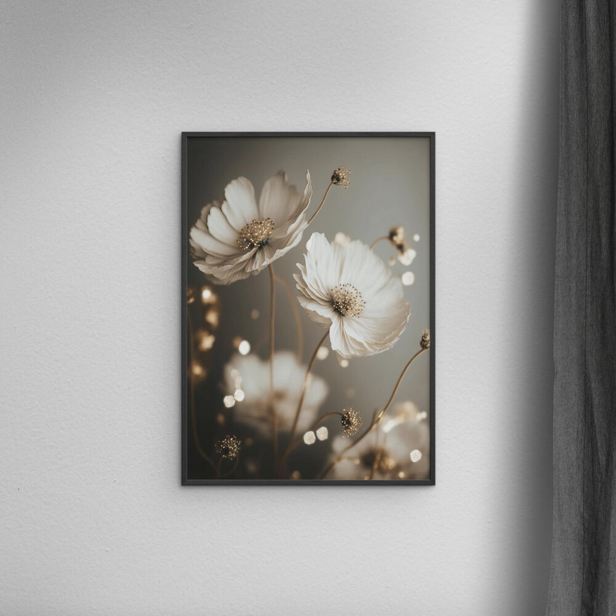 POSTER mit Rahmen Treechild - Golden Beauties - Schwarz/Weiß, Holz/Papier (70/100cm) - Poster&Frame