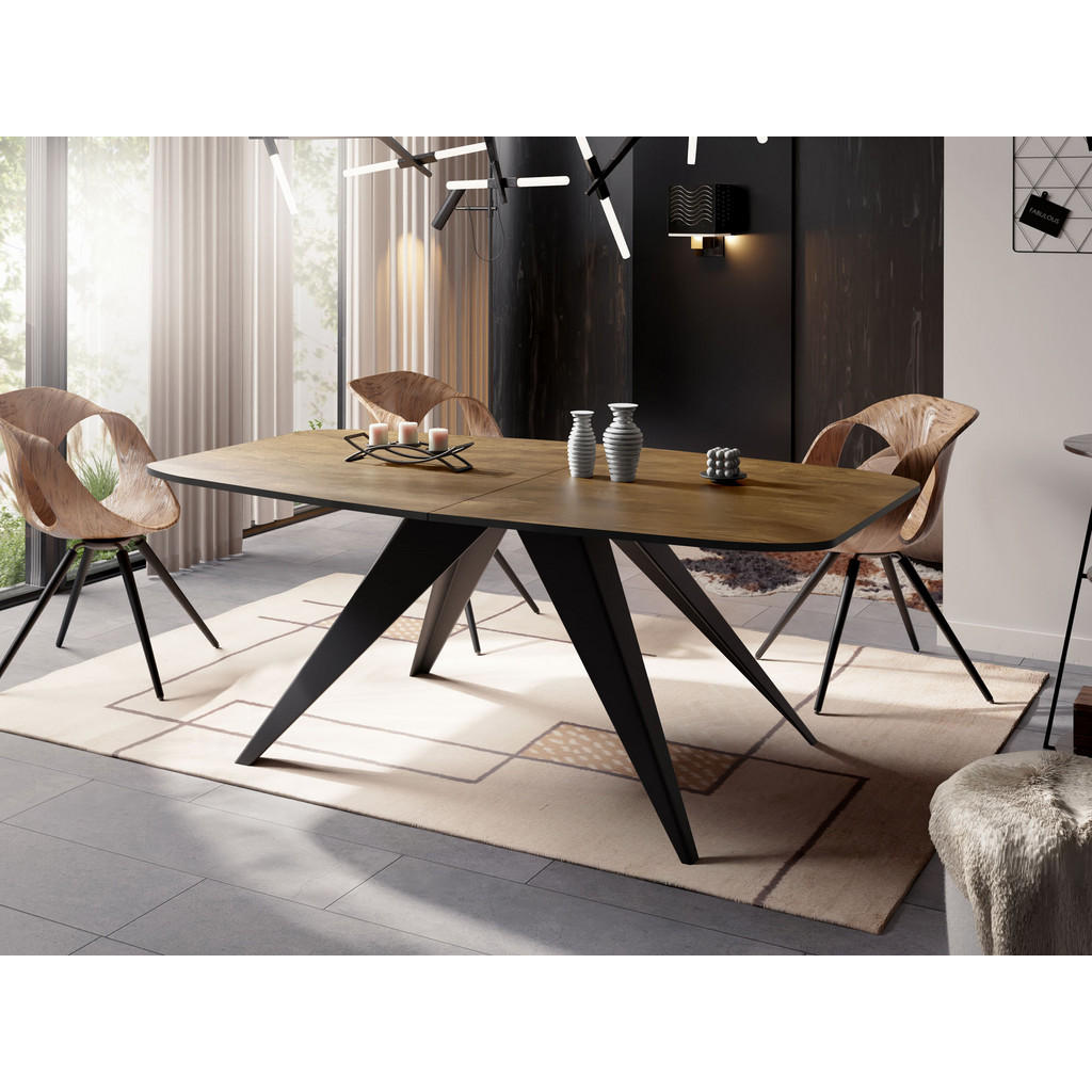 Thumbnail - WFL Group Esstisch, Alteiche, Holzwerkstoff, Rechteckig,Rechteckig, 80x76x160 cm, Esszimmer, Tische, Esstische