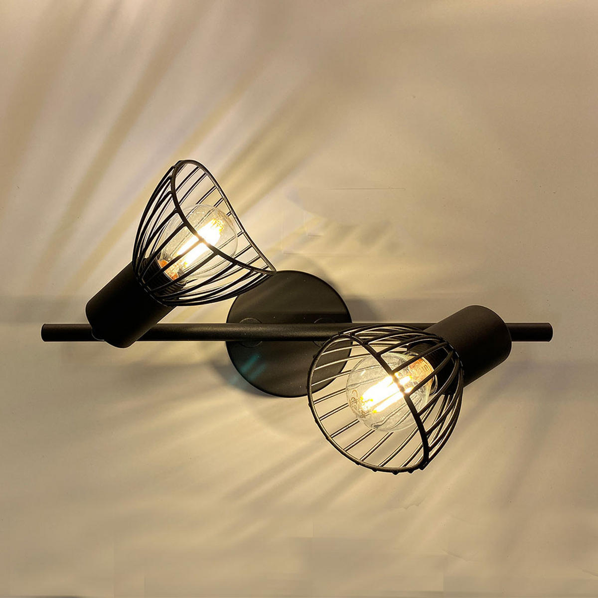 LED DECKENLEUCHTE Metall Schwarz - Schwarz, Metall (30/9.5/19.5cm)