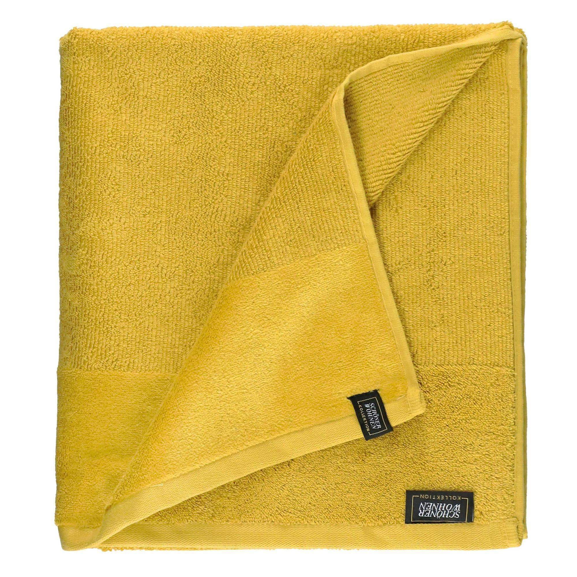 BADETUCH SENSE - Gelb, Textil (100/150cm) - Schöner Wohnen
