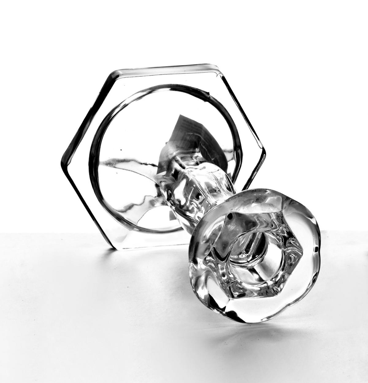 KERZENHALTER Patricia Transparent 10/10/15.5 cm Glas - Transparent, Glas (10/15.5/10cm) - Mondex