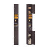 HOCHSCHRANK Braun - Dunkelbraun, Holzwerkstoff (20/180/20cm) - SoBuy
