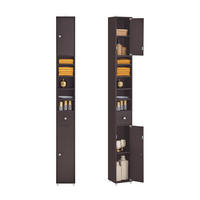 HOCHSCHRANK Braun - Dunkelbraun, Holzwerkstoff (20/180/20cm) - SoBuy