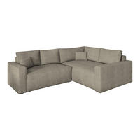 ROHOVÁ SEDAČKA ERONIS béžová - šedá/béžová, dřevo/textil (265/194cm) - MASSENO