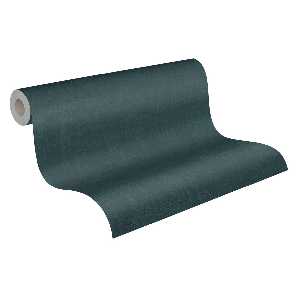 VLIESTAPETE Petrol 53/1005 cm - Petrol, Textil (53/1cm) - KUNSTLOFT