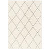 LUXUS SHAGGY TEPPICH SILKY SOFT MODERN RAUTEN - Creme, Textil (80/150cm) - Pergamon