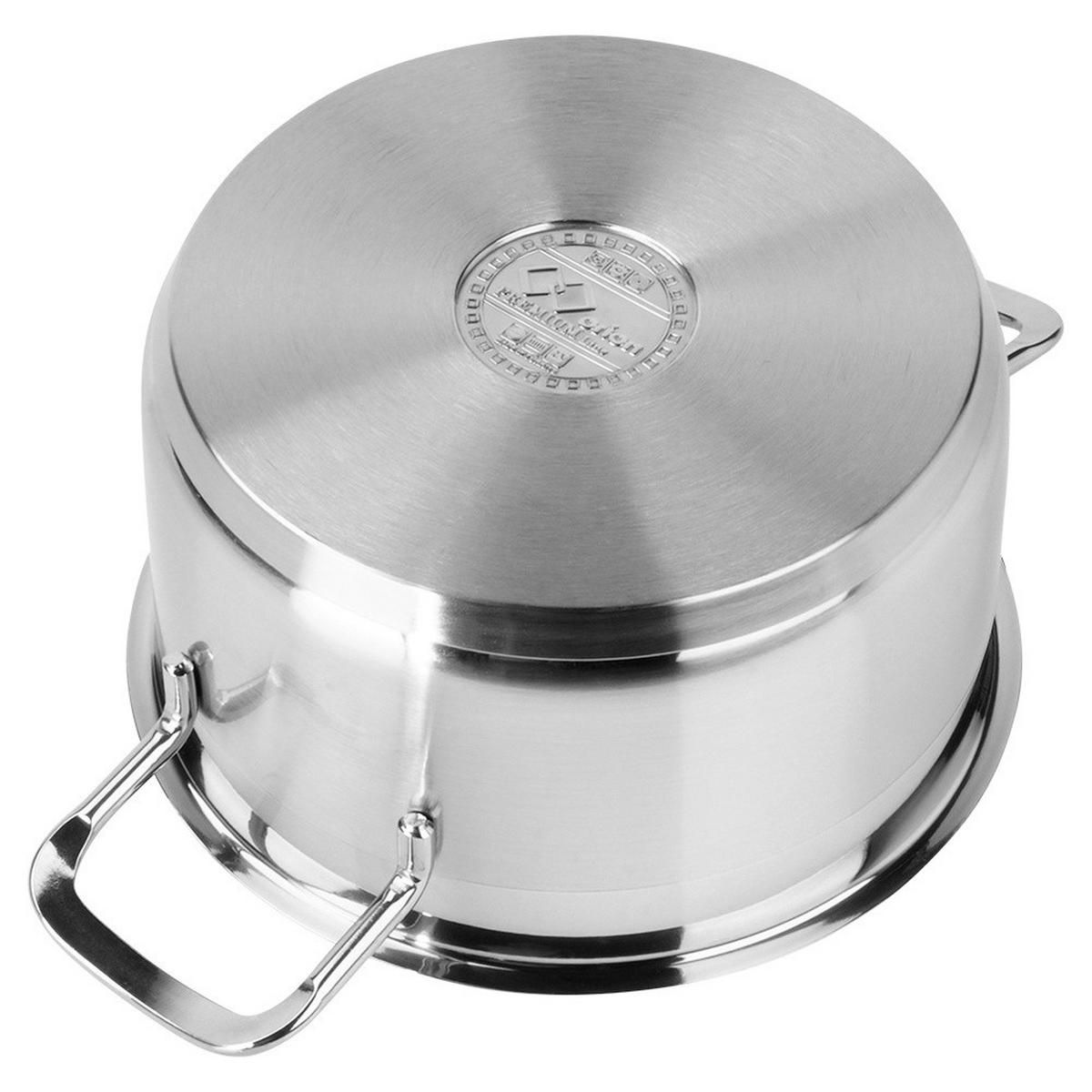 KOCHTOPF Anett mit Edelstahldeckel silber - Silberfarben, Metall (2.3cm) - Orion 