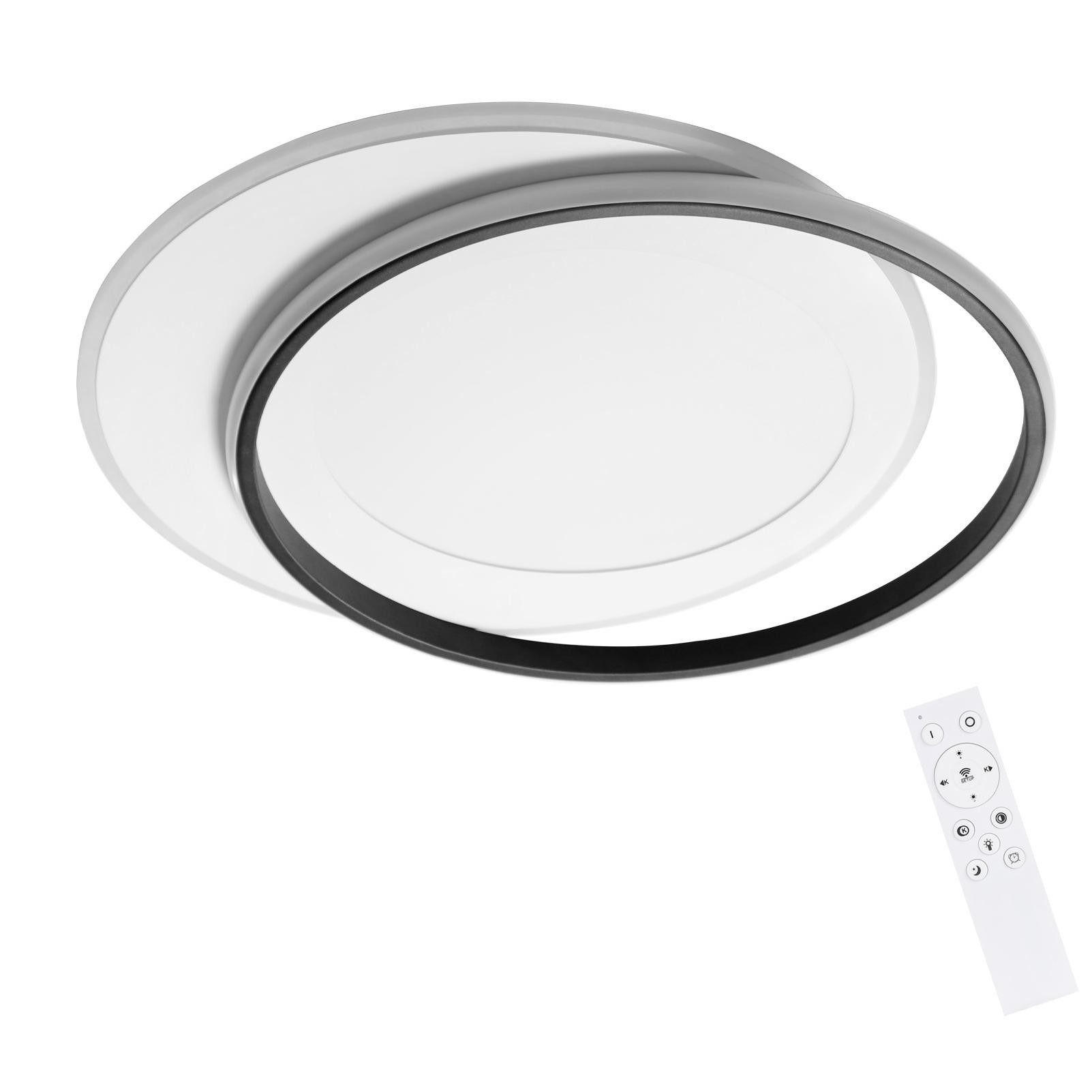 LED-DECKENLEUCHTE Sonnensystem 48.5/47.5/7 cm - Weiß, Metall (48.5/7/47.5cm) - ZMH
