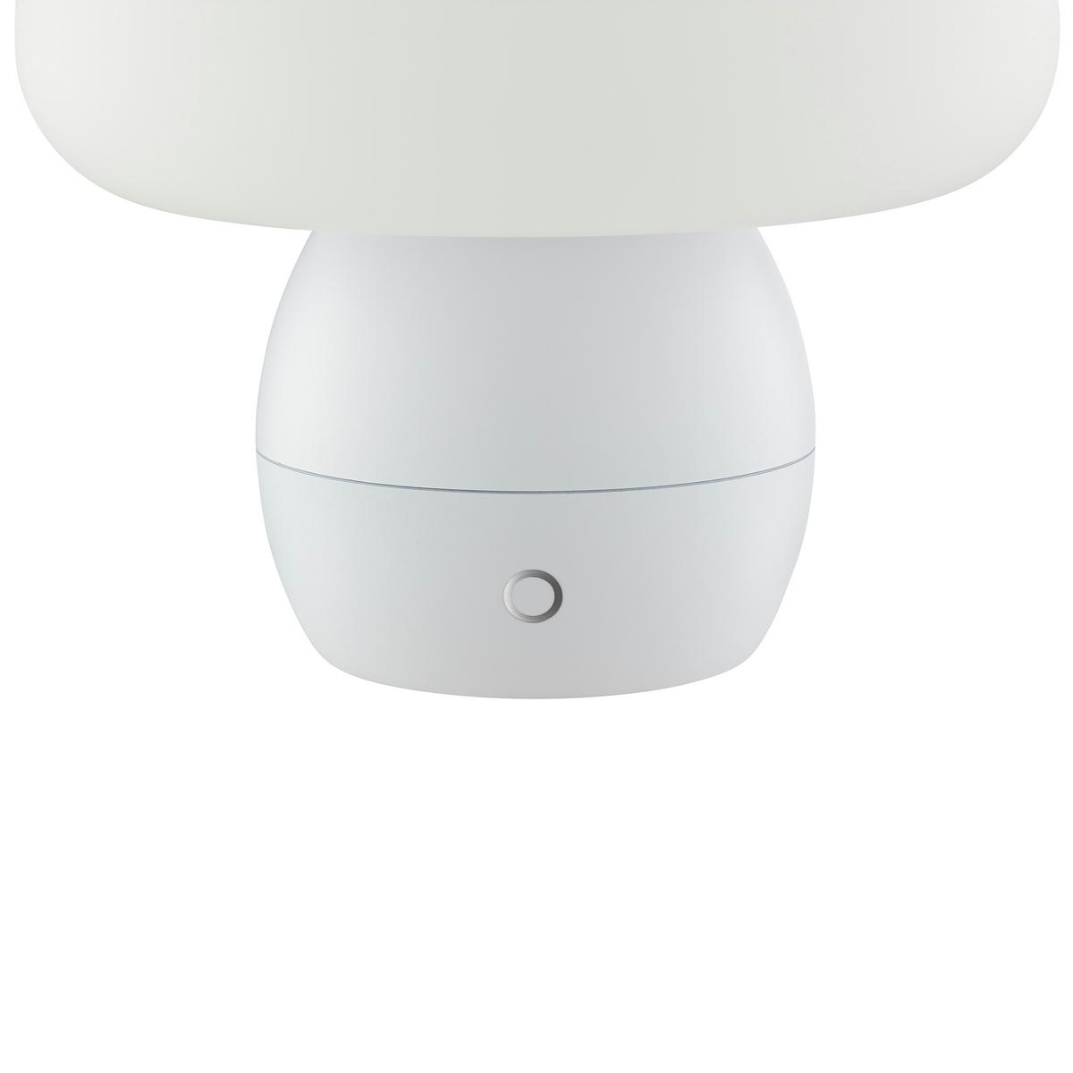 TISCHLEUCHTE Dupos Weiß 22/22/22,2 cm - Weiß, Kunststoff (22/22/22.2cm) - Brilliant