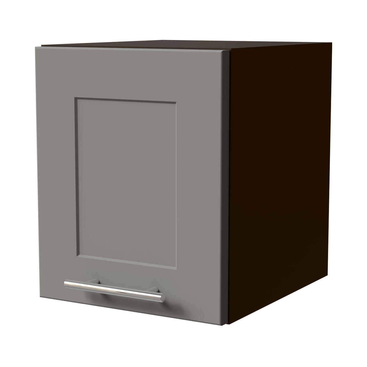 KLAPPHÄNGESCHRANK Oslo W4B/30 Dust Grey Matt / Lava 30 / 32,5 / 36cm - Dunkelgrau/Grau, Holz/Holzwerkstoff (30/36/32.5cm) - Feldmann-Wohnen