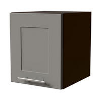 KLAPPHÄNGESCHRANK Oslo W4B/30 Dust Grey Matt / Lava 30 / 32,5 / 36cm - Dunkelgrau/Grau, Holz/Holzwerkstoff (30/36/32.5cm) - Feldmann-Wohnen