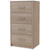 KOMMODE Bodo 4S Sonoma Eiche 40/35/75 cm - Sonoma Eiche, Holzwerkstoff (40/75/35cm) - Matkam Möbel