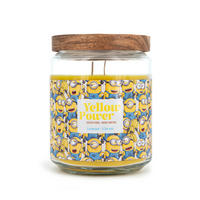 DUFTKERZE Minions - Multicolor, Naturmaterialien/Glas (12.5cm)