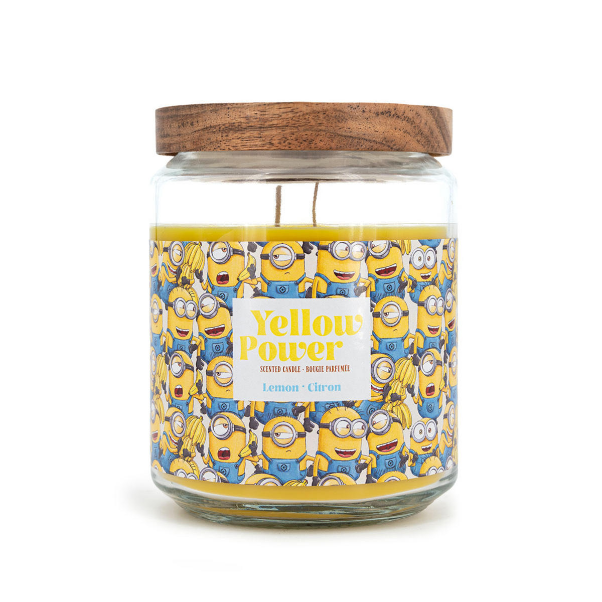 DUFTKERZE Minions - Multicolor, Naturmaterialien/Glas (12.5cm)