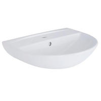 WASCHBECKEN für Bad 405 x 550 x 160mm - Weiß, Keramik (40.5/16/55cm) - HOROW